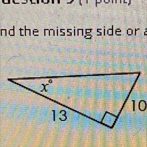 Find the missing side or angle for each variable round your answer to the nearest tenth