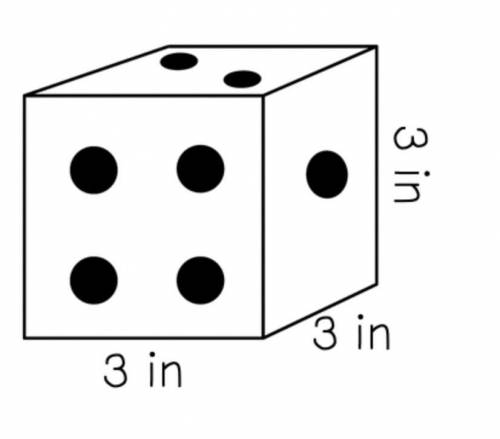 Find the volume of the cube below.