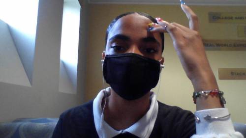 Had to keep the mask on, ( at school) 
score me 1-10
