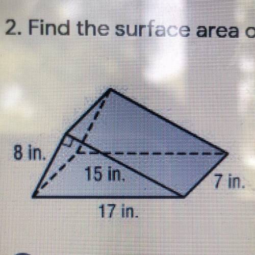 Help help Find the surface area of the figure !