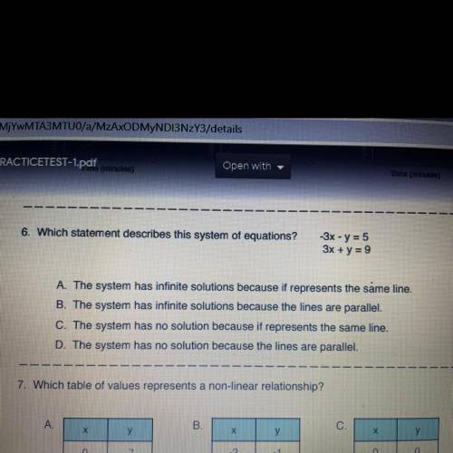 Help with number 6 pls i’ll give brainliest