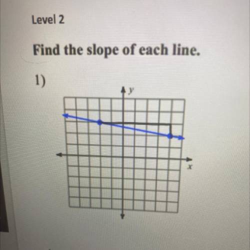PLS HELP 
Find the slope of each line