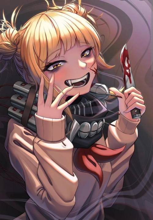 Who like Toga himiko???she is a lot scary and cute....Plz no spoilers of mha ...​