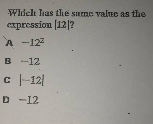 1)

Which has the same value as the
expression [12]? No links or it will be reported and explain y