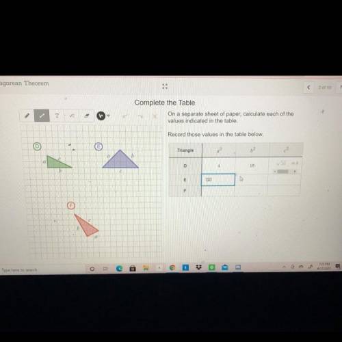 on a separate sheet of paper, calculate each of the individual values indicated in the table. recor