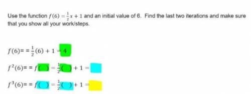 I need help with iterations, giving 50 points for help on these questions!

There are 3 problems,
