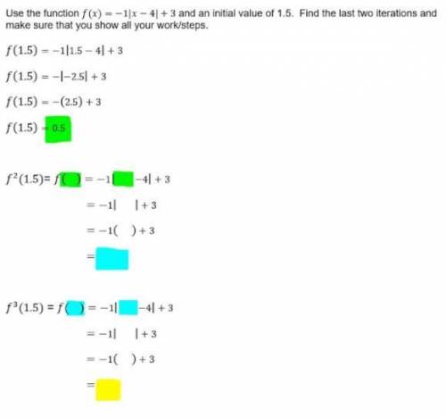 I need help with iterations, giving 50 points for help on these questions!

There are 3 problems,