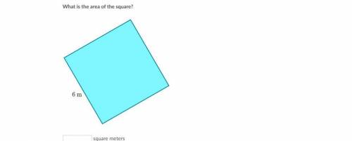 Whats the area of this square help me, please