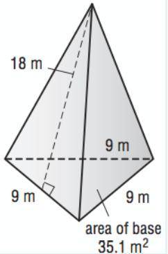 Find the Surface Area of the Triangular Pyramid.