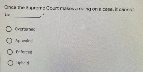 Supreme Court makes a ruling