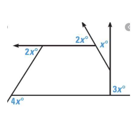 Find the value of x in the diagram below( HELP PLEASE)