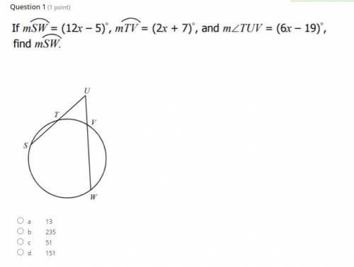 Help, I cant find the answer on this circle answer