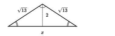 PLEASE HELP THIS IS THEIS THE Pythagorean theorem to find isosceles triangle side lengths
