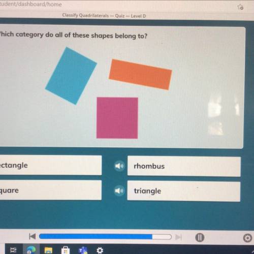 Which shapes have 2 pairs of parallel sides? Choose ALL that are correct