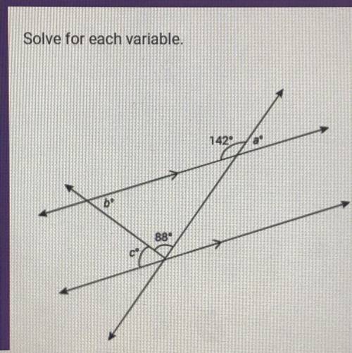 Solve for each equation and tell how you found the value of each variable?