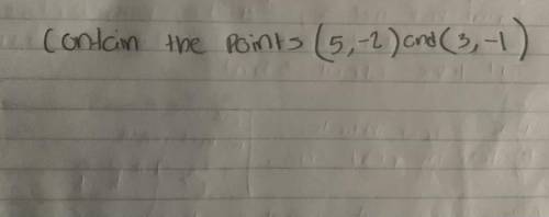 Please solve this in slope intercept form