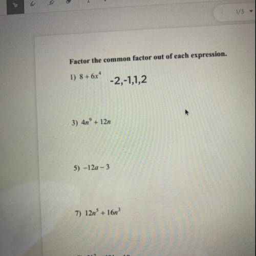 4nº + 12n is have to find the common factor please I need help fast