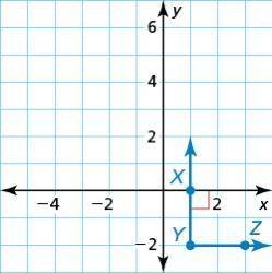 Write an equation in slope-intercept form of the line that bisects the angle formed by YX−→− and YZ