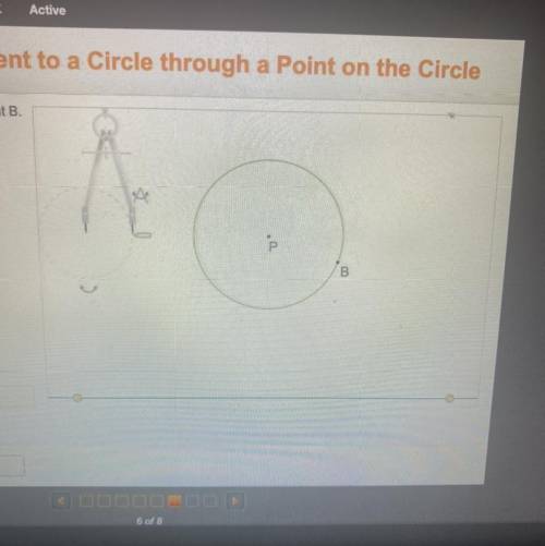 Constructing a Tangent to a Circle through a Point on the Circle