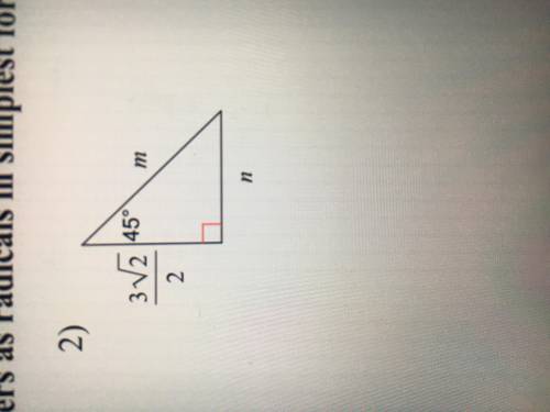 Find the missing side lengths of this triangle.Need help , please???