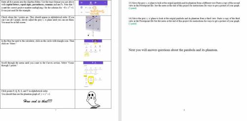 Project guide and worksheet: Imaginary roots revealed on phantom graphs 
PART 1