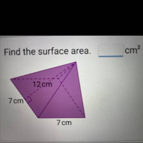 Does anyone know the surface area of this pyramid?