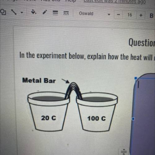 How will heat move with evidence and reasoning