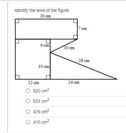 I need help i have to identify the area and i forgot how to do it and it was due 2 days ago!