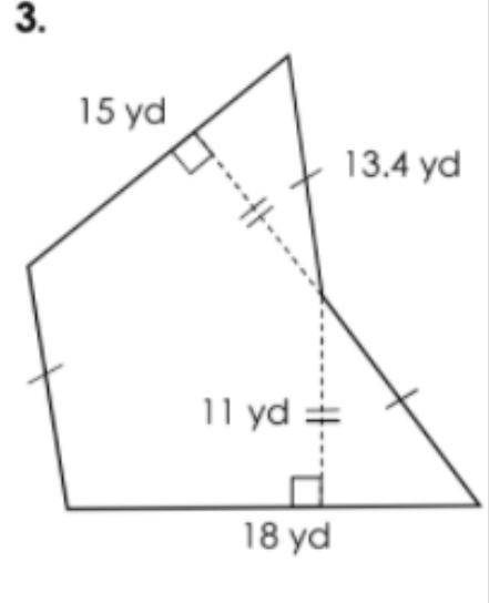 Total area of shape?