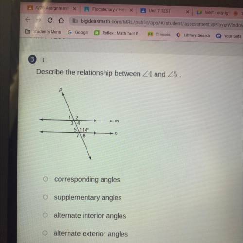 Which angles!!! Need answers 40% of my grade please and thank you