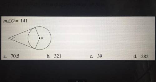 In the diagram, what is the value of x