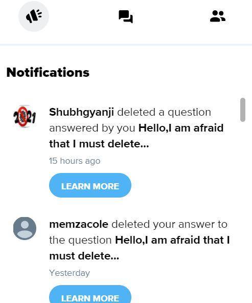 This is literally my notifications everyday with my job as a moderator, and it's annoying :((

Tha