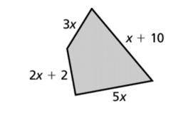 Write an expression in simplest form that represents the perimeter of the polygon.