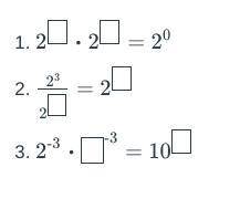 Place a number in each box so that each equation is true and each equation has at least one negativ