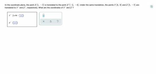 GIVING BRAINLIEST WHOEVER ANSWER THIS CORRECT THANK U.

In the coordinate plane, the point X (1. -