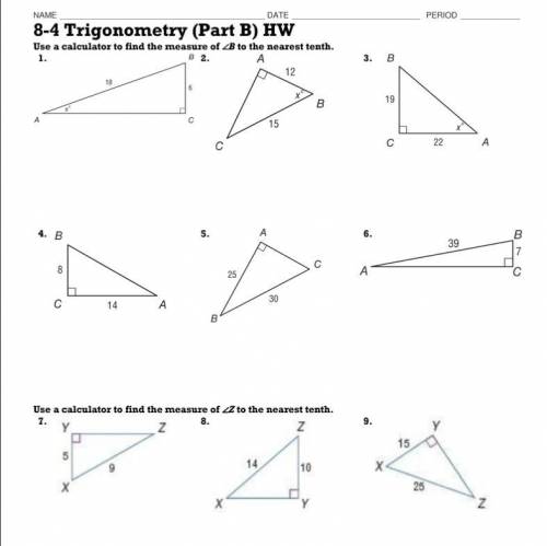 8-4 trigonometry (part b) hw