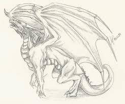 This is my dragon drawings what yall think a drew it for art