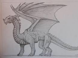 This is my dragon drawings what yall think a drew it for art
