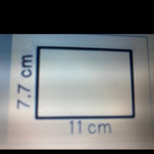 What is the area of this rectangle? 
(Picture is above) 
I WILL PUT BRAINLIEST!!