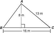What is the area of ABC
