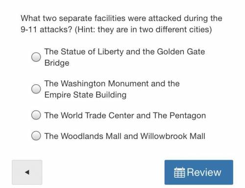 What two separate facilities were attacked during the 9-11 attacks ?