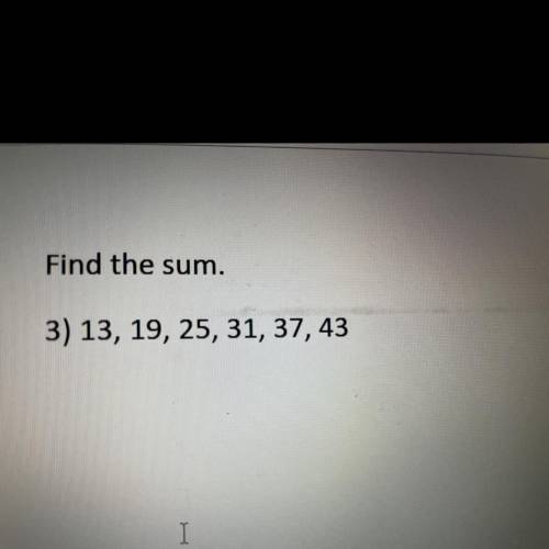Pls help me find the sum