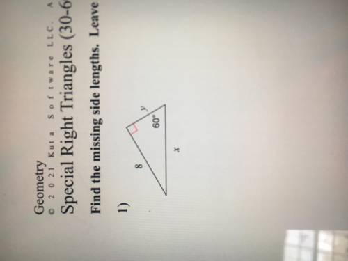 Find the missing side lengths of this triangle.

Need help please.
PLEASE NO LINKS! I WILL REPORT