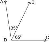 Describe the pair of angles shown in the figure.

Question 2 options:
A) 
Vertical angles
B) 
Comp