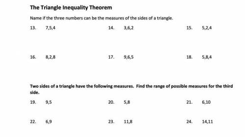 Can someone help me on #13 and #19. Please