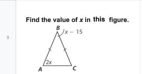 Find the value of x in this image