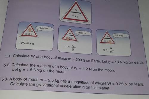 Physics help with H.W​