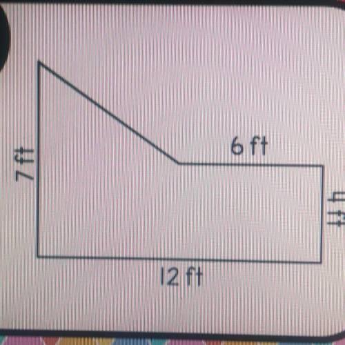 Find the area of the composite figure 
Please help!!