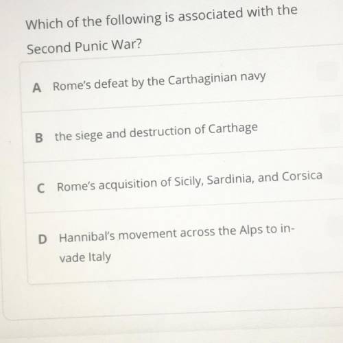 Which of the following is associated with the
Second Punic War?