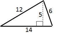 Find the area of this triangle. Round to the nearest whole number.